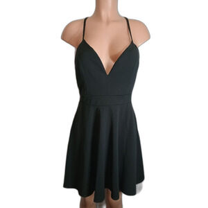 Bailey Blue Elegant Black Sleeveless Dress Size Large